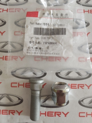 Esparrago Con Tuerca Rueda Tiggo Original Chery 