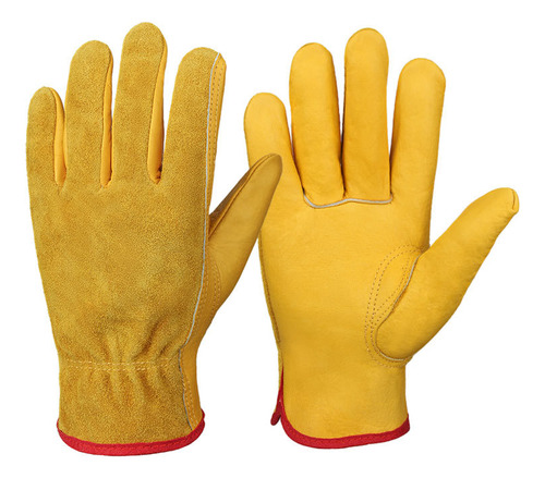 Cowhide Protective Gloves, Garden, Welder