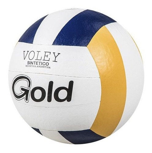 Imagen 1 de 2 de Pelota De Voley Gold Entrenamiento Cuero Sintético