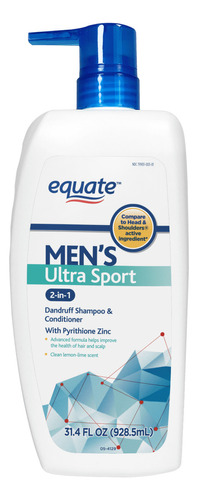  Equate 2 En 1 Ultra Sport Champú Y Acondicionador Anticaspa