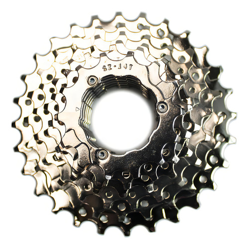 Cassette Para Bicicleta 7 Pasos 12-28d Cromado Pg-980 Sram Cantidad máxima de dientes 28 Cantidad mínima de dientes 12 Color Plateado