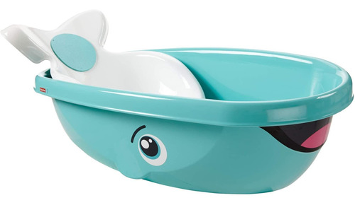 Fisher Price Pequeo Bañera Tina De Ballena 2 Piezas 