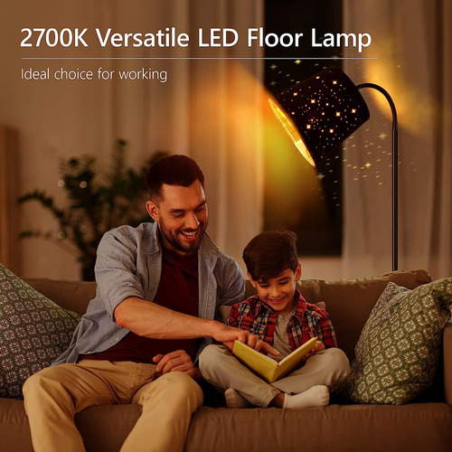 Lámpara De Pie Led Para Sala De Estar Con Pantalla