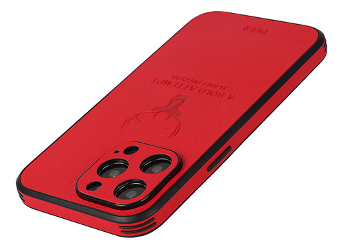 Funda De Piel De Ciervo Para iPhone 7 8 Plus X Xs Max Xr 11 12 13 14 15 16 Pro Max 14plus 15plus 16plus 12mini 13mini