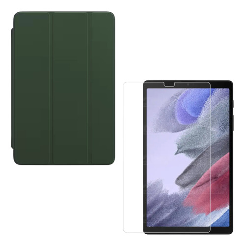 Smart Case + Vidrio Templado Para Samsung Galaxy Tab A7 Lite