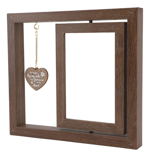 Marco De Fotos Conmemorativo De Madera Para Mascotas Con For