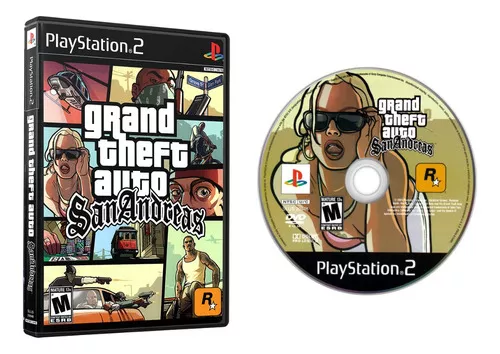 Gta San Andress Playstation 2 Jogo Ps2