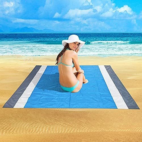 Manta De Playa Para 4-7 Adultos, Mat Exterior ,79'×83 7cklc