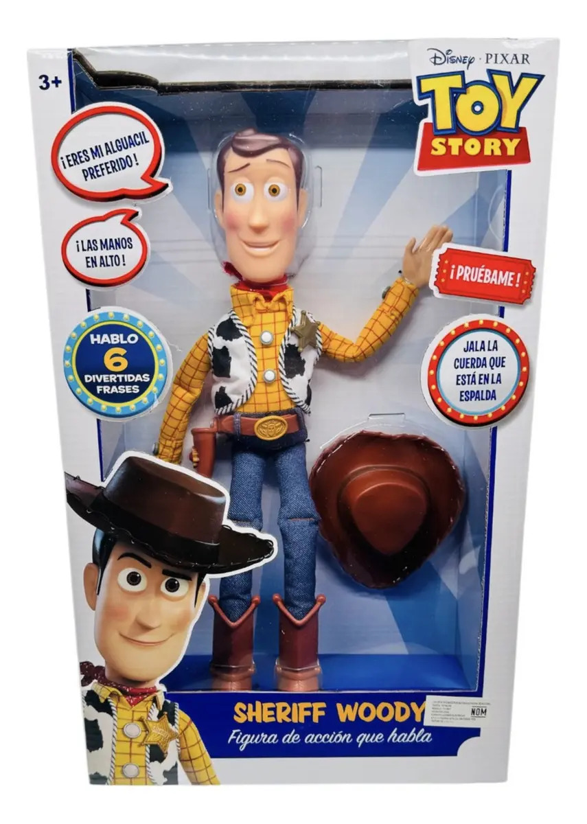 Toy Story 4 Vaquero Woody Habla 6 Fraces Español 40cm