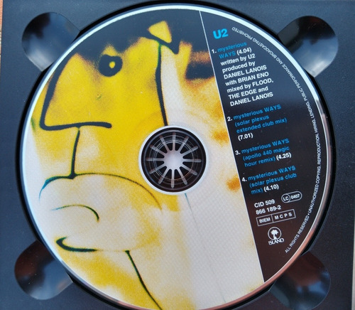 U2 Mysterious Ways Single Cd Reino Unido (Usado)
