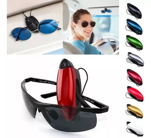 Soporte Para Gafas Soporte Gafas Coche Gafas de lectura de Visor gafas  Accesorios del coche Interior Accesorios de coche Black,One Size :  : Coche y moto