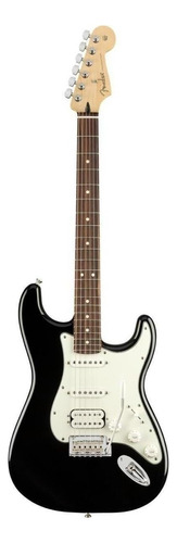 Guitarra eléctrica Fender Player Stratocaster HSS de aliso black brillante con diapasón de granadillo brasileño