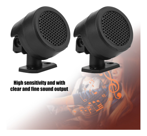 Mz Pacote Com 2 Alto-falantes Redondos E Tweeters De 12 V E