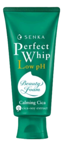 Sabonete Facial Senka Perfect Whip Low Ph Calming Cica 100g Momento De Aplicação Dia/noite Tipo De Pele Sensível
