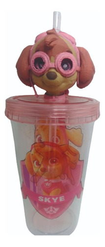 Vaso Skye De Paw Patrol Sorbito 3d