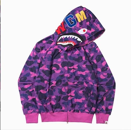 Nuevo Suéter Bape Con Cabeza De Tiburón De Marca De Moda