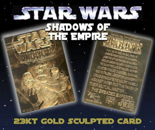 Tarjeta De Oro De 23 Quilates De Star Wars Shadows Of The Em