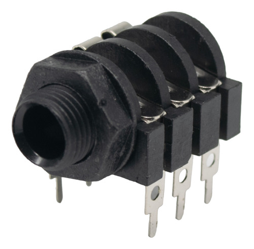 20 Conectores 1/4 6.5mm Hembra Stereo Corte Derecho Pcb