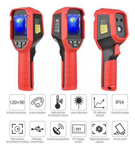 Profesional Uni-T120s ABS Digital °C 24.5 cm