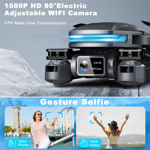 Drone Loiley With 1080p Camera For Adults W/ Altitude Hold