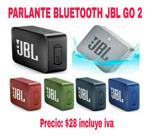 Parlante Bluetooth Jbl Go2 100% Original