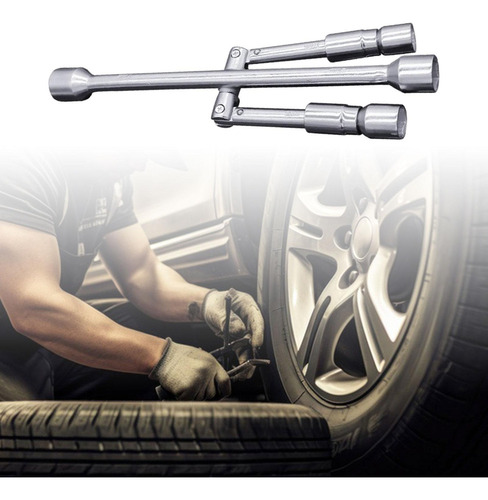 Llave De Tuercas Plegable, Llave Cruzada De 4 Vías, Llave