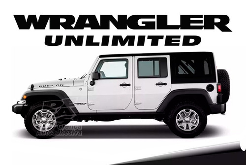 Calco Jeep Wrangler Unlimited Juego 2 Unidades