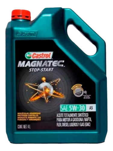 Aceite Castrol Magnatec Stop Start 5w30 A5 4 Litros