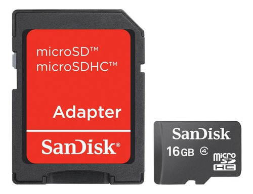 Cartao De Memoria Micro Sd Cl4 16gb Sandisk