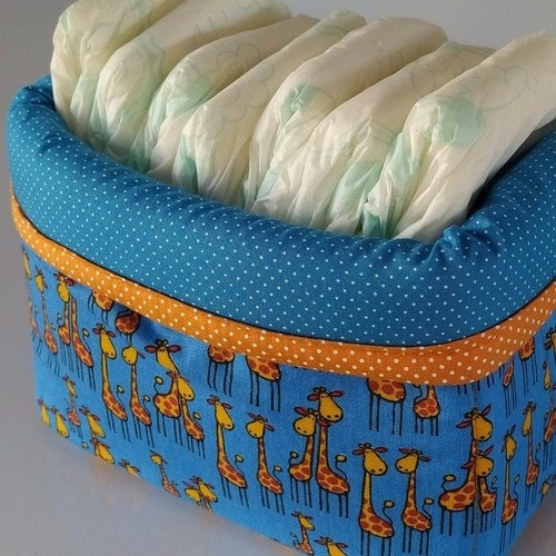Imagem 4 de 4 de Kit Cestos Organizadores Girafas Safári Bebê