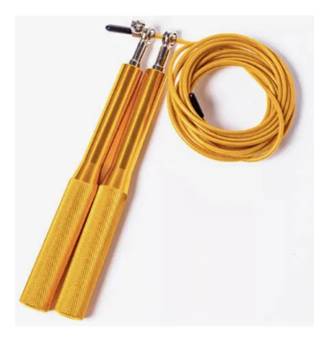 comprar Soga De Saltar Speed Rope Acero Metálica Rulemanes Dorada