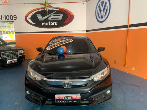 Honda Civic 2.0 16v Flexone Exl 4p Cvt -2019/ 2019 Preto