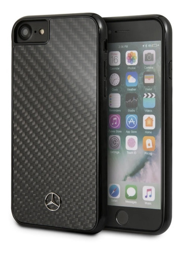 Funda Case Mercedes Benz Carbono Para iPhone SE Y 6,7,8