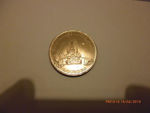 Francia Moneda Gruta De La Virgen De Lourdes Año 1999