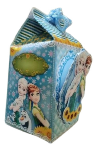 10 Cajitas Milk Box En 3d Frozen