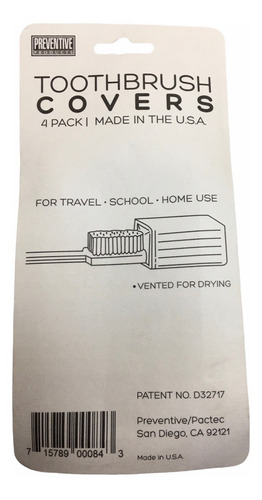 Estuche Protector Para Cepillo De Dientes