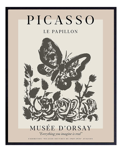 Póster De Pablo Picasso Arte Y Decoración De Pared 8x...