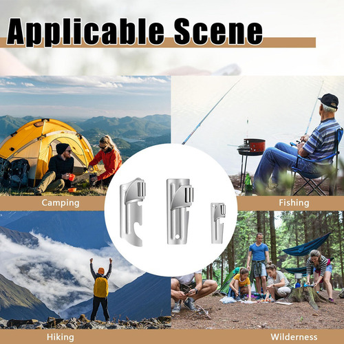 . Abrelatas De 12 Piezas, Abrelatas Para Acampar Con