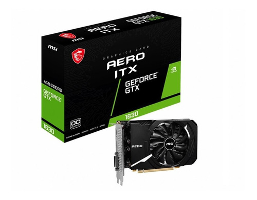 Imagen 5 de 6 de Placa De Video Msi Geforce Gtx 1630 Aero Itx 4g Oc Gddr6