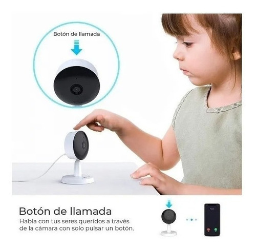 Imagen 5 de 10 de Camara Wifi 4mpx Sd Audio Bidirec. Detección Humana Alexa