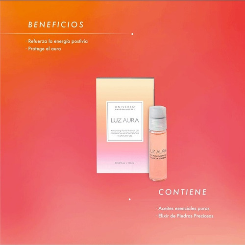 Perfume Luz Aura 10ml (universo Garden Angels)