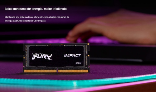 Memória Notebook 32gb Ddr5 Kingston Fury Impact 4800mhz