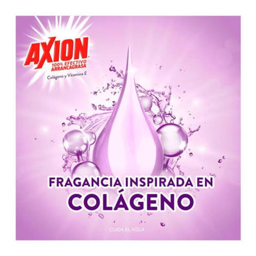 Jabón Cocina Líquido Axion Crema+ Colágeno Refill Pack 1.3 L