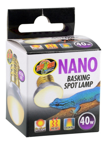 Zoomed Nano Repti Basking Spot Lamp 40w Sl-40n 110v