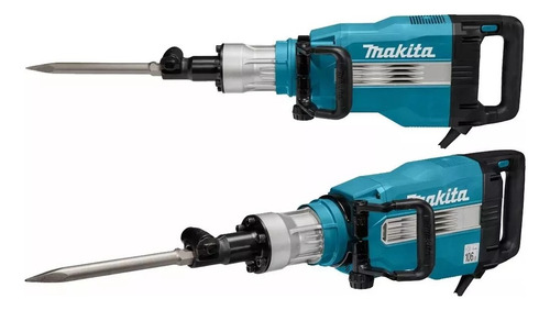 Martillo Demoledor Hex 30mm 1850w 48,1 J Makita Hm1501x1 Color Azul acero