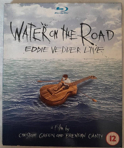 Eddie Vedder. Water On. Blue Ray Usado. Qqf. Ag.