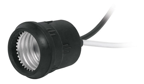 Socket Sencillo Intemperie Interior Negro Marca Strom 60 