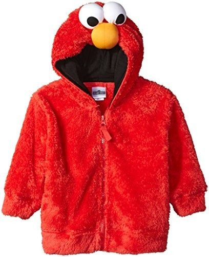 Sesame Street Boys' Fuzzy Costume Hoodie (multiple Character