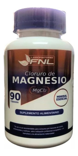 Cloruro De Magnesio Fnl 500 Mg X 90 Cápsulas