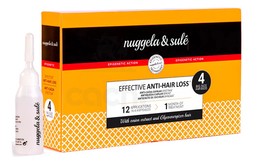 Ampollas Anti Caída Del Cabello X 4 X 10ml 1 Meses Trat